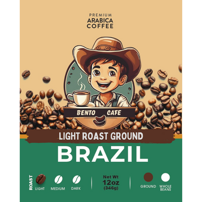 Brazil Light Roast Ground Coffee , 12 Oz