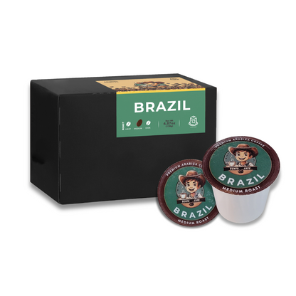 Café Brasil ,Torrado Escuro , em pó , 12 oz