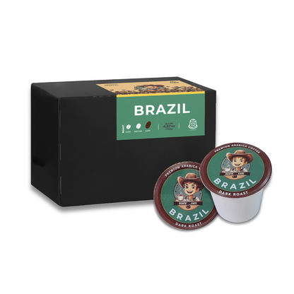 Brazil Dark Roast 12 K - Cups  Coffee Pods