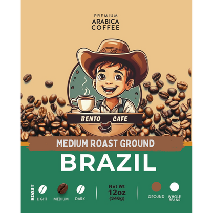 Brazil Medium Roast Ground Coffee , 12 Oz