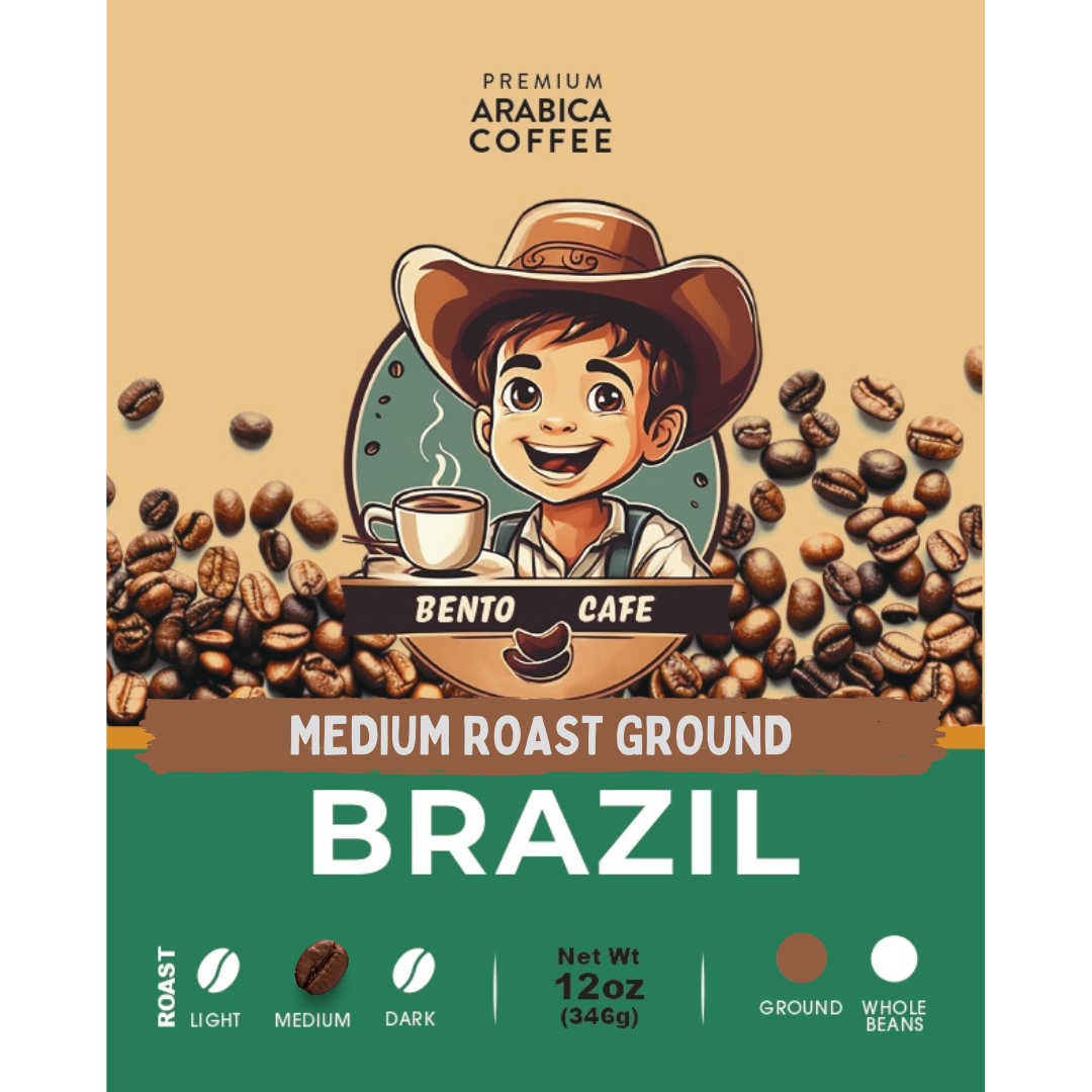 Café Brasil ,Torrado Escuro , em pó , 12 oz