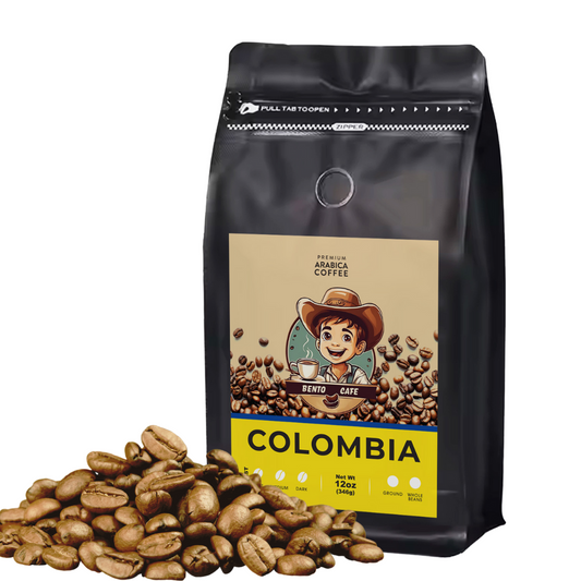 Colombia Light Roast Whole Beans Coffee , 12 Oz